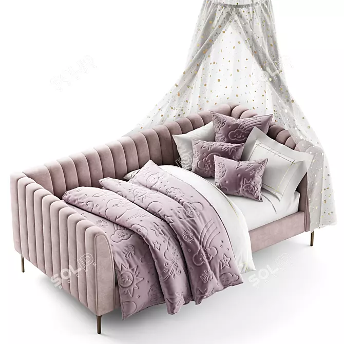 Elegant Daybed Avalon Design 3D model image 2