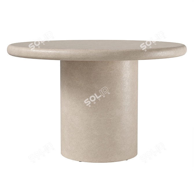 PBR Materials Dining Table Kit 3D model image 3