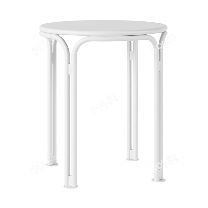 Thorvald Outdoor Metal Side Tables 3D model image 4