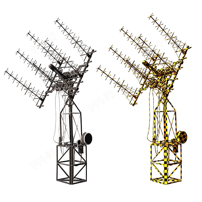 Multi-Purpose Communication Tower 3D model image 6