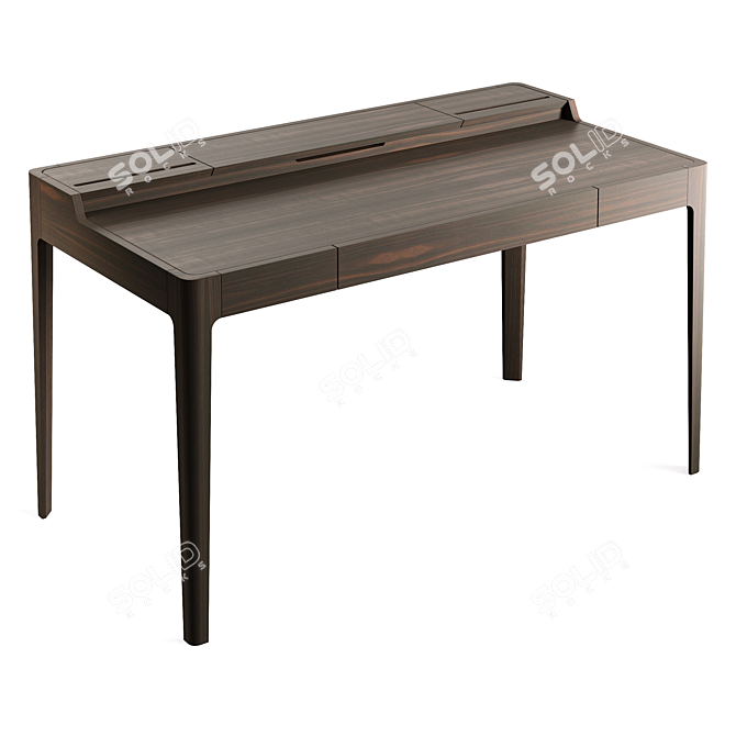 Mossdesign NOVA Wood Desk Furniture 3D model image 5