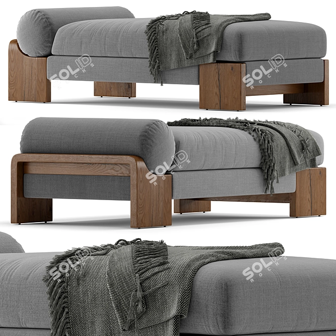 Modern Luxury Daybed by Soho 3D model image 3