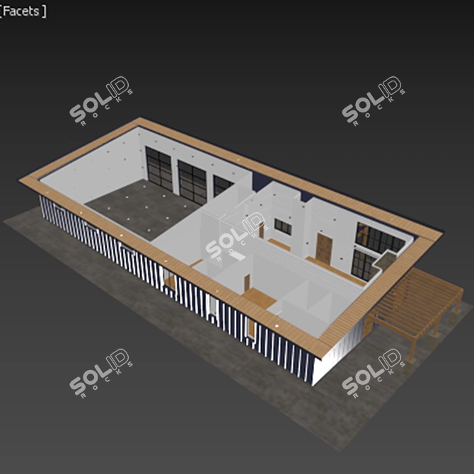 Rustic Garage 3D Model VOL02 3D model image 4