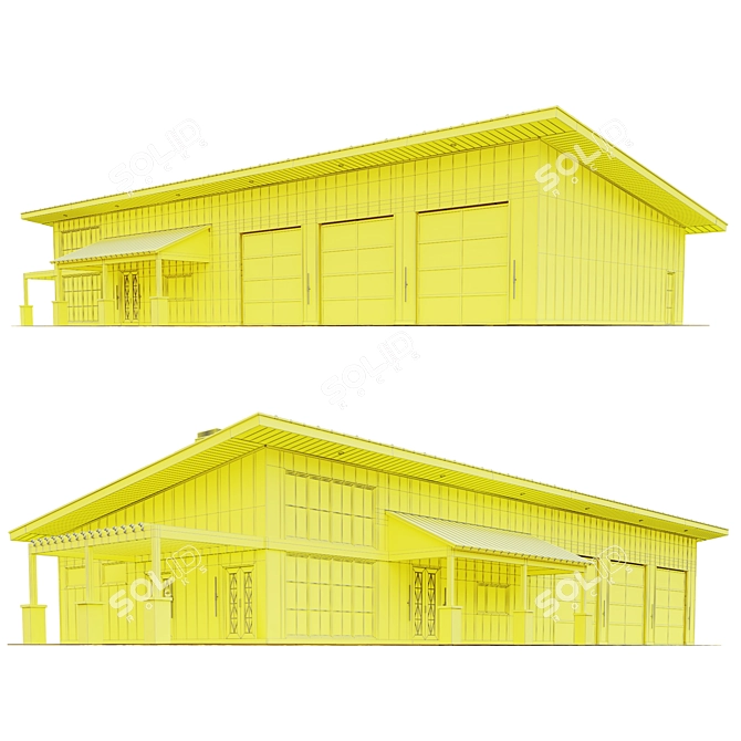 Rustic Garage 3D Model VOL02 3D model image 9