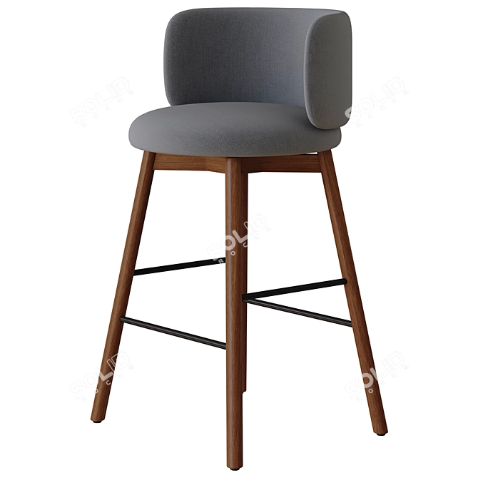 Modern Devon Bar Stool Model 3D model image 2