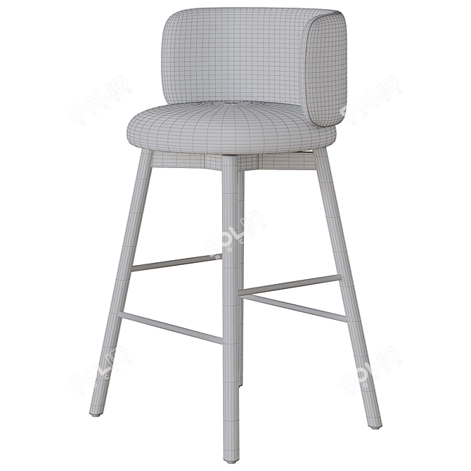 Modern Devon Bar Stool Model 3D model image 5