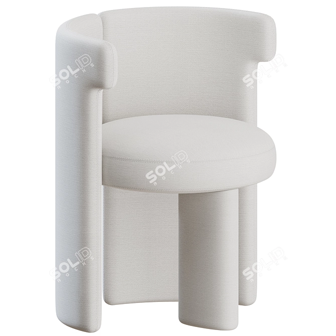 Meridiani Claudine Chairs, Set of 2 3D model image 2