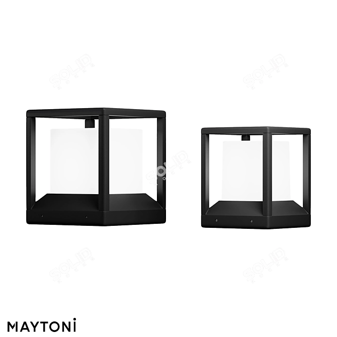 Maytoni Trim Outdoor Light 3D model image 1