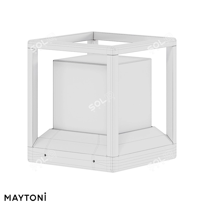 Maytoni Trim Outdoor Light 3D model image 3