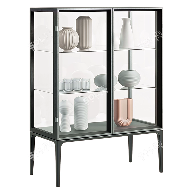 Elegant AIKO Poliform Cupboard 3D model image 1