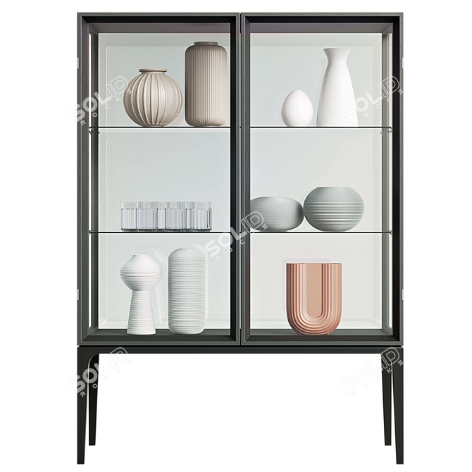 Elegant AIKO Poliform Cupboard 3D model image 2