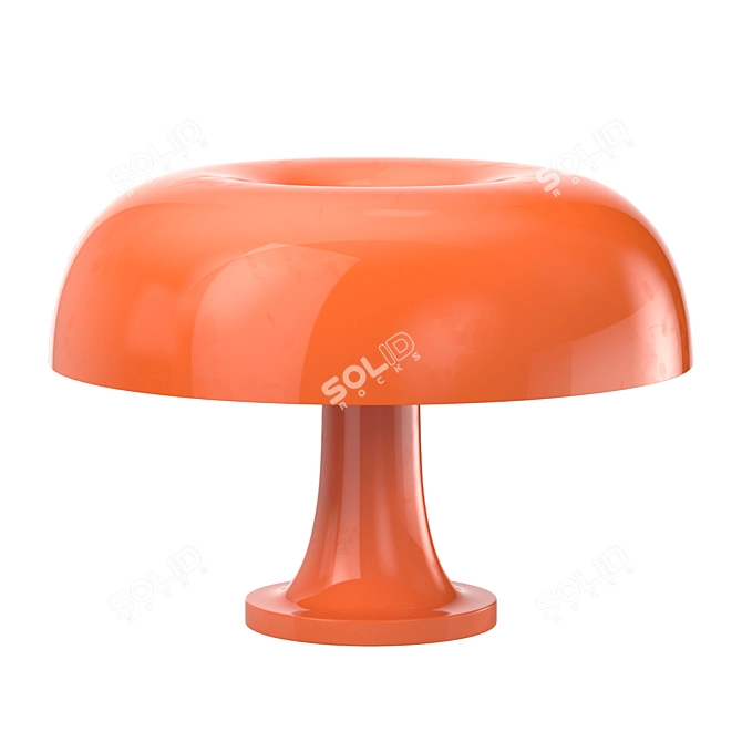 Nessino ARTEMIDE Table Lamp White 3D model image 1