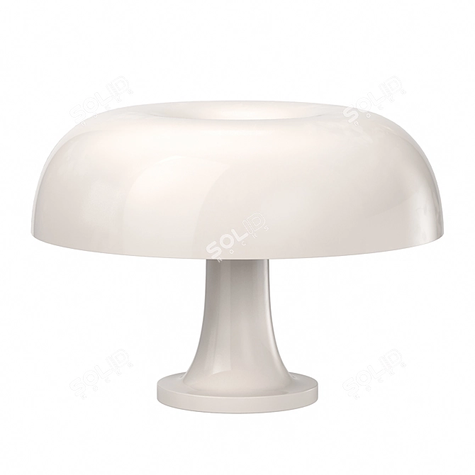 Nessino ARTEMIDE Table Lamp White 3D model image 2