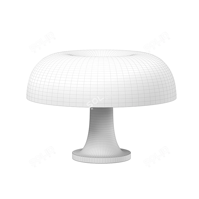 Nessino ARTEMIDE Table Lamp White 3D model image 5