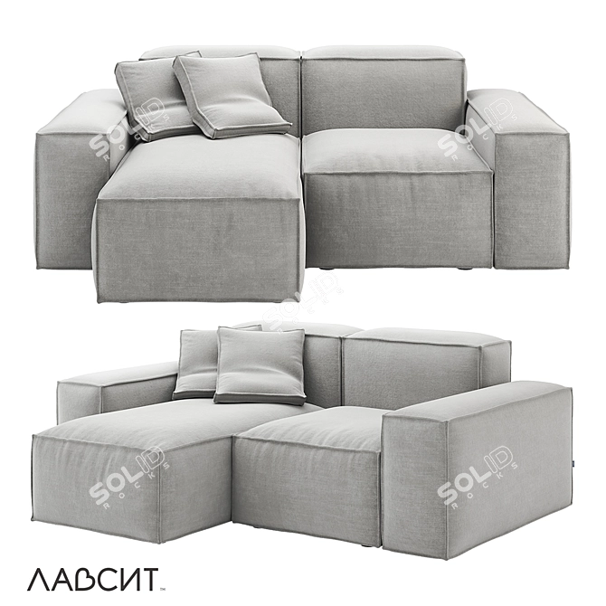 Innovative Minimalist Design Sofa 3D model image 1