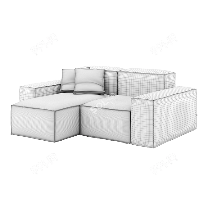 Innovative Minimalist Design Sofa 3D model image 2