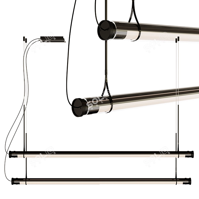 Modern Fris 215 Pendant Light 3D model image 4