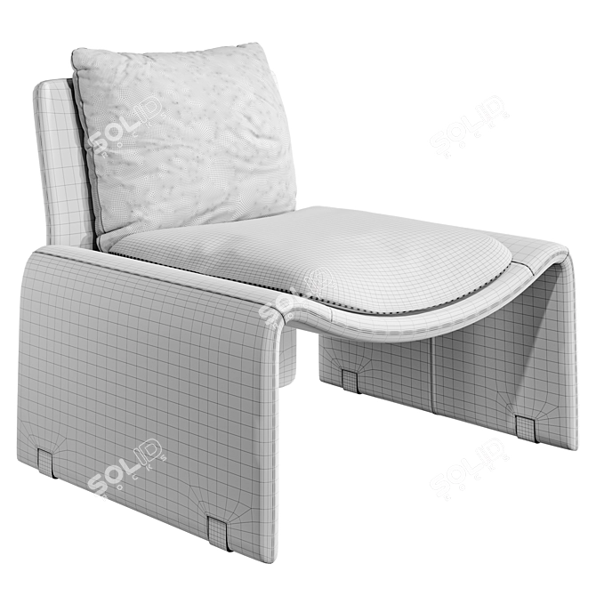 Aston Martin V263 Chair - Customizable Texture 3D model image 2