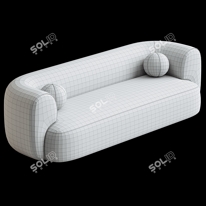 Modern Monopoli Sofa 3D Model 3D model image 4