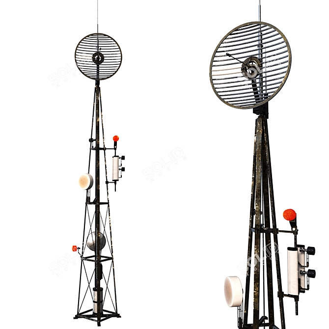 Versatile 3D Communication Tower Model 3D model image 1