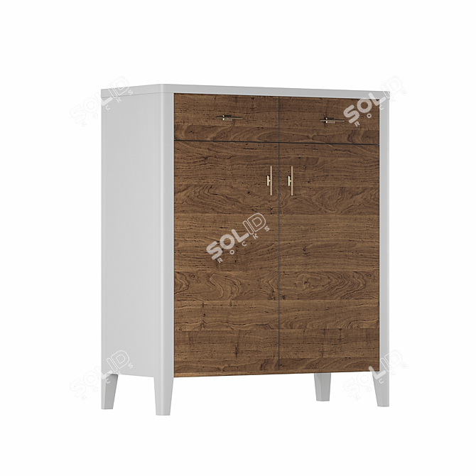 Parisian Chic Bureau with Elegant Design 3D model image 2