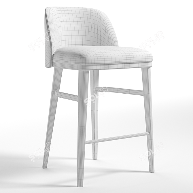 Modern LUM Bar Stool 3D 3D model image 3