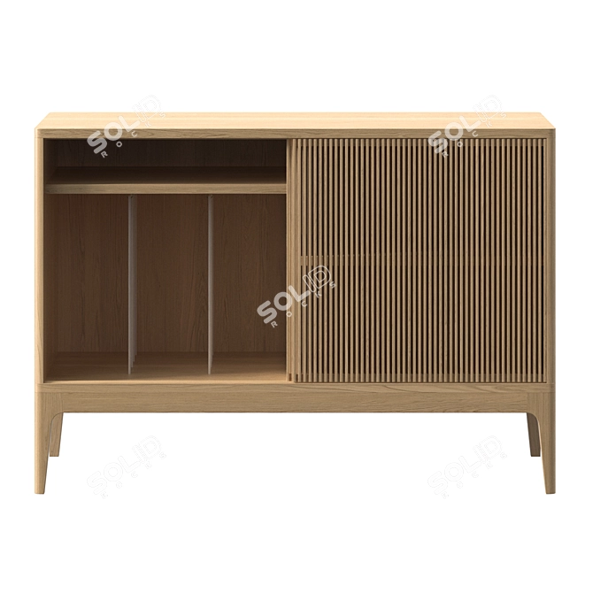 Lloyd Vinyl Storage Console 3D model image 3