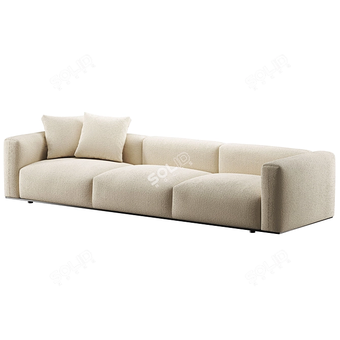 Modern B&B Italia Sofa 3D model image 3