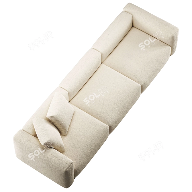 Modern B&B Italia Sofa 3D model image 4