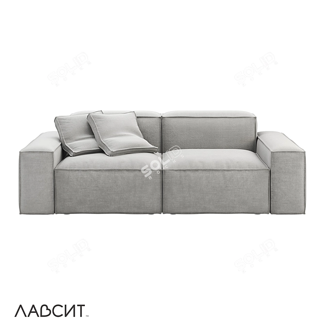 Davis K3 Modular Sofa - Minimalist Design 3D model image 2