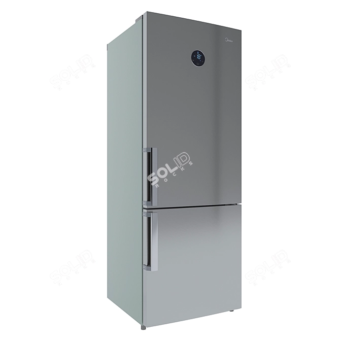 Midea MRB519WFNX3 Refrigerator - Modern Design and Superior Performance 3D model image 1