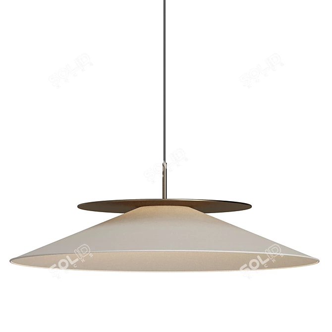 Contardi Asia Pendant Light 3D model image 2