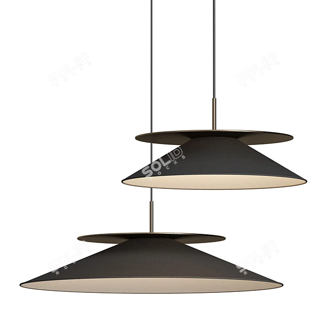 Contardi Asia Pendant Light 3D model image 4