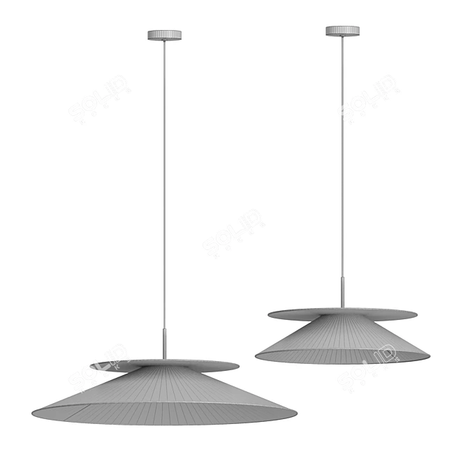 Contardi Asia Pendant Light 3D model image 6