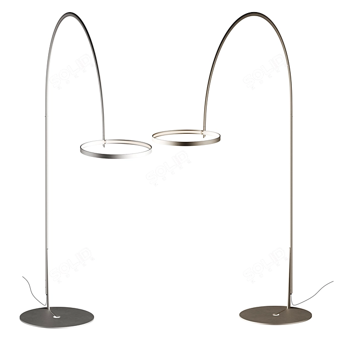 Modern Elegance Floor Lamp 3D model image 1