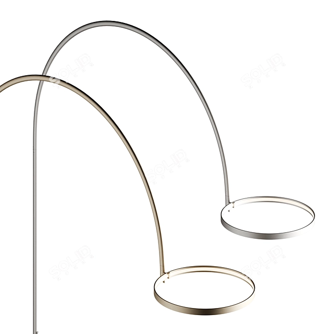 Modern Elegance Floor Lamp 3D model image 4
