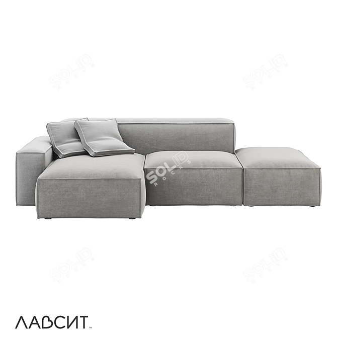 Innovative Minimalist Design Sofa 3D model image 2