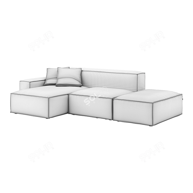 Innovative Minimalist Design Sofa 3D model image 5