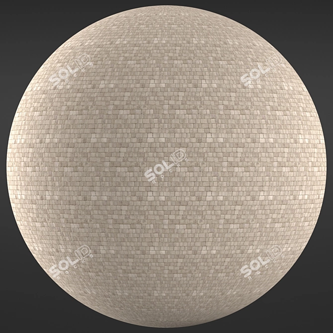 Urban Tile Material 4K 3D model image 3