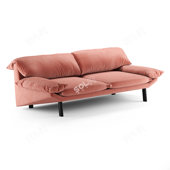 Modern Chic Arflex Sofa Design 3D model image 2