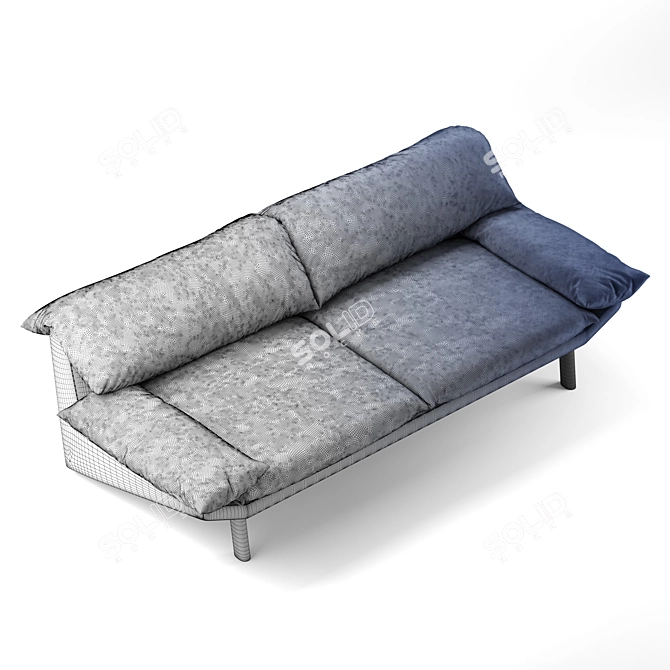 Modern Chic Arflex Sofa Design 3D model image 7