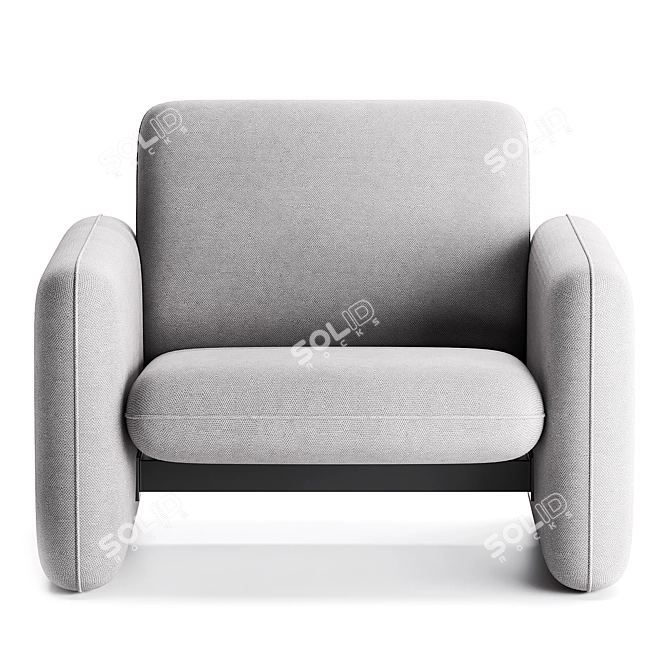 Wilkes Modular Sofa : Modern Elegance 3D model image 2