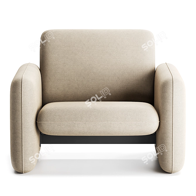 Wilkes Modular Sofa : Modern Elegance 3D model image 4