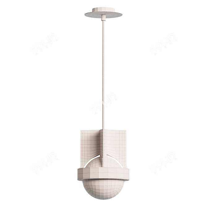 Skyline Sphere Pendant Light 3D model image 3