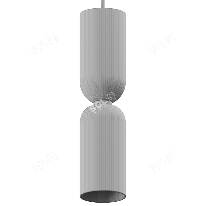 Adjustable Memory Pendant Light 3D model image 4