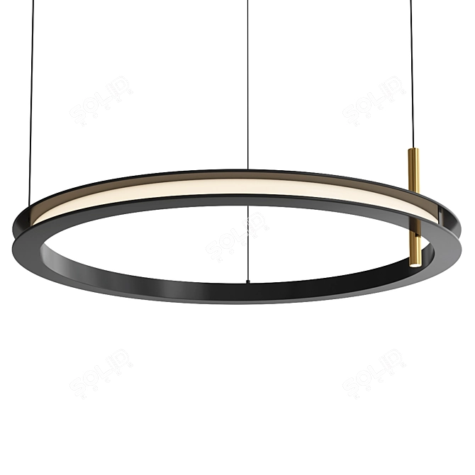 Sleek Design Lamp Gedeon One 3D model image 1