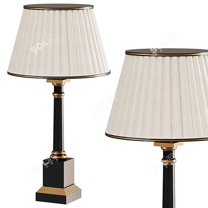 Elegant Elstead Peronne Table Lamp 3D model image 1