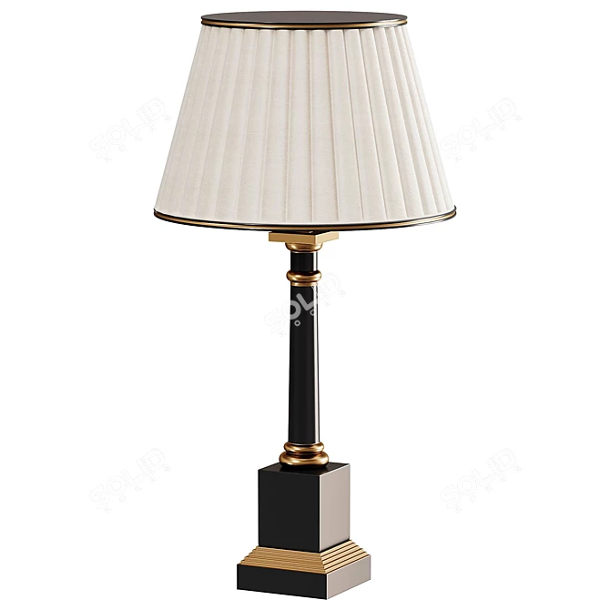 Elegant Elstead Peronne Table Lamp 3D model image 2