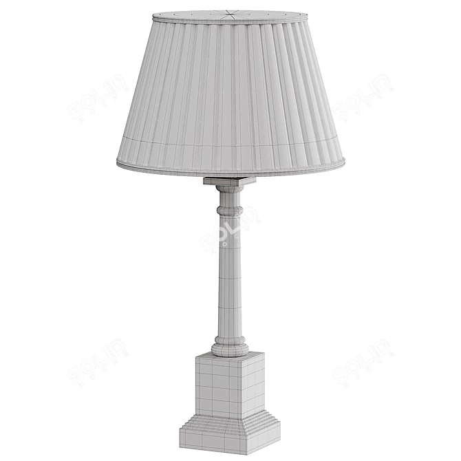 Elegant Elstead Peronne Table Lamp 3D model image 4