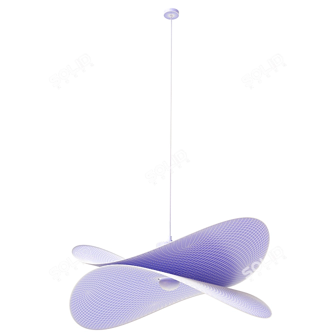 Petalo Pendant Lamp: Elegant Design 3D model image 3